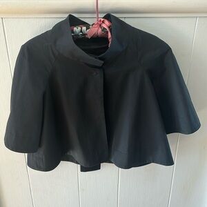 Theory Black Cape Jacket